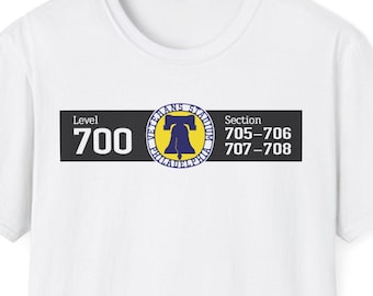 Veterans Stadium 700 Level Shirt: Philadelphia Phillies, Eagles ~ The Vet Philly Sports T-Shirt