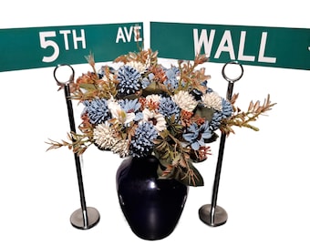 Custom NYC Street Sign Table Numbers: Personalized New York City Wedding Centerpieces