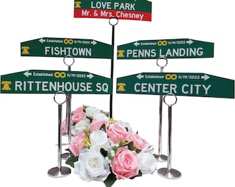 Metal Ring Table Sign Holder: Silver or Black Centerpiece Stand - 12" or 18" inch
