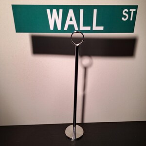 Custom NYC Street Sign Table Numbers: Personalized New York City Wedding Centerpieces image 5