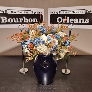 Números de mesa para bodas con letreros callejeros de Nueva Orleans personalizados: centros de mesa con adornos personalizados de NOLA imagen 11