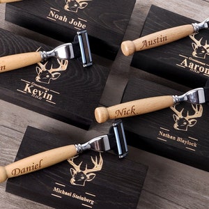 Groomsmen Gifts Razor Personalized, Best Man Gift Set, Groomsmen Proposal, Bachelor Party Gifts, Razor for Men, Father of The Bride Gift