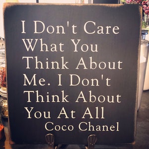 Coco Chanel quote