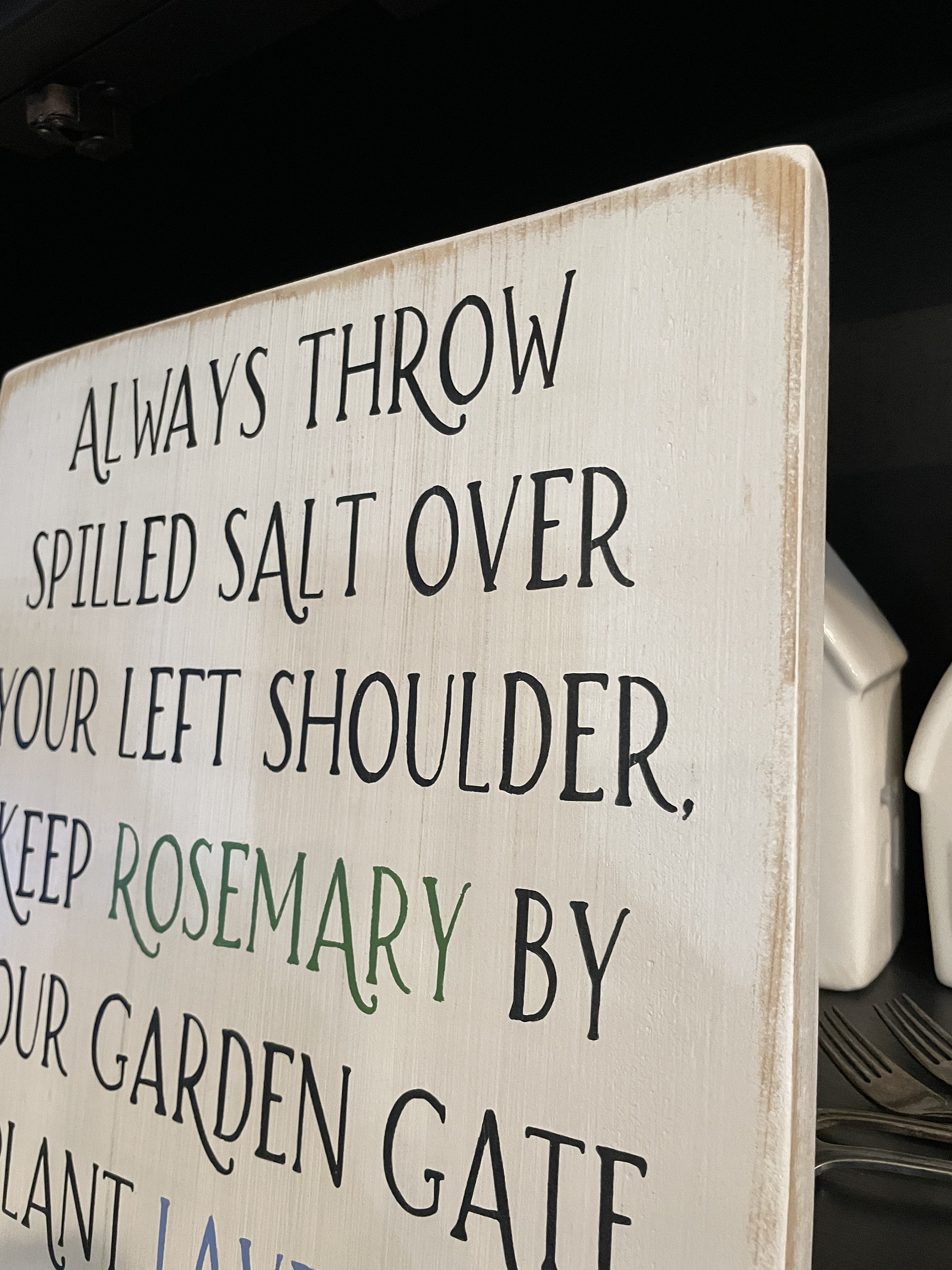 Practical Magic Sign: Hand-painted Distressed Wood Decor - Etsy