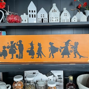 Trick or Treat on orange