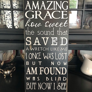 Amazing Grace How Sweet the Sound