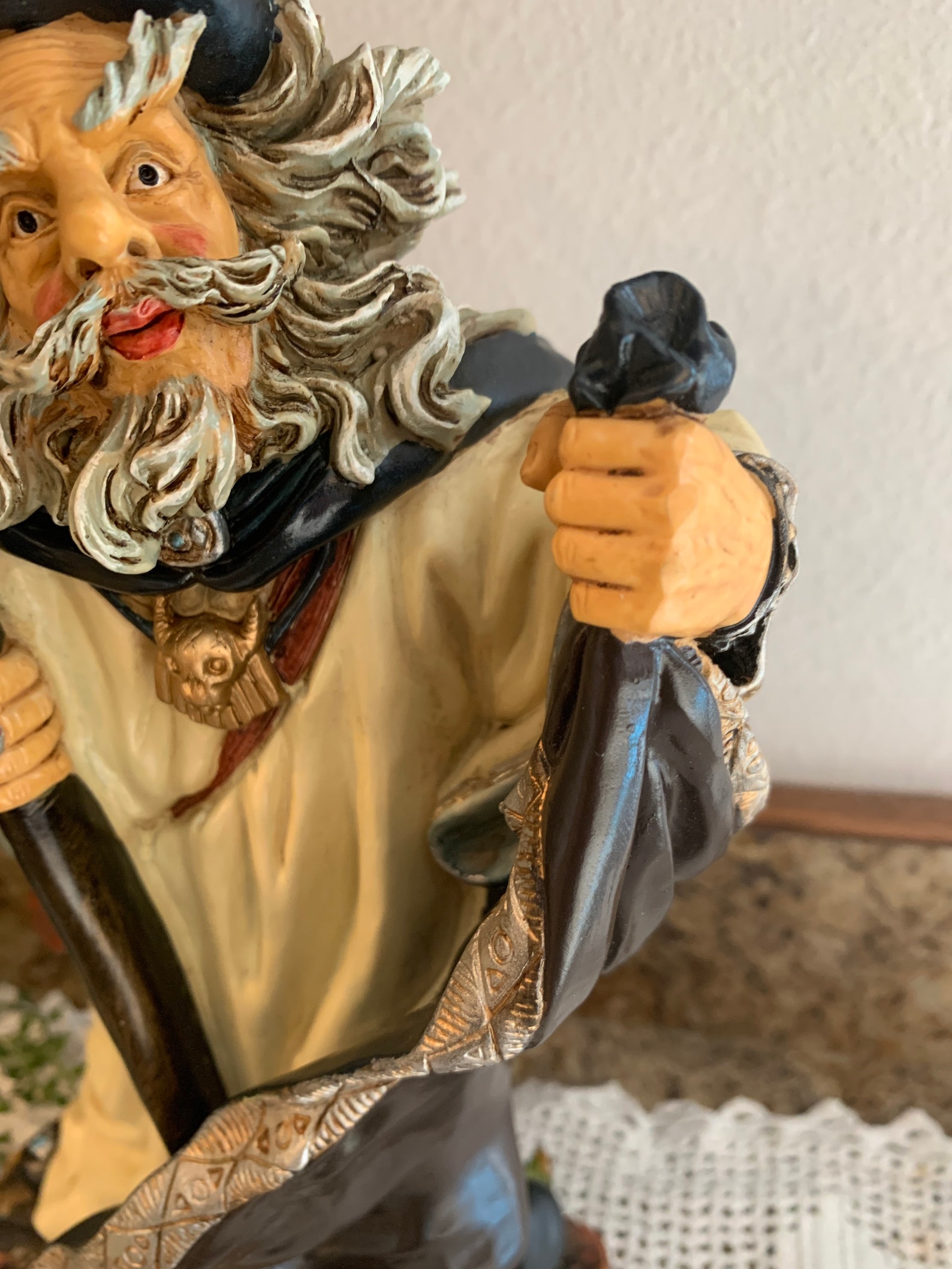 WIZARD Vintage wizard figurine. Fantasy magic sci fi Etsy