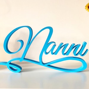 Nome con base da tavolo personalizzato, per evento, festa, compleanno, battesimo, cresima, comunione, 18 anni, regalo, confettata, nascita.