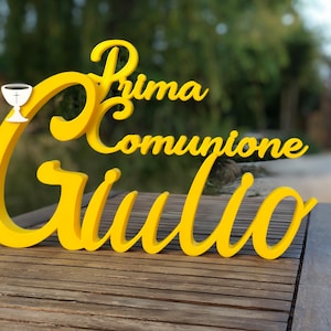 Banner Personalizzato Per Comunione - 150x50 Cm, In PVC Per Esterno, Garanzia 5 Anni, Con Nome - Foto 8