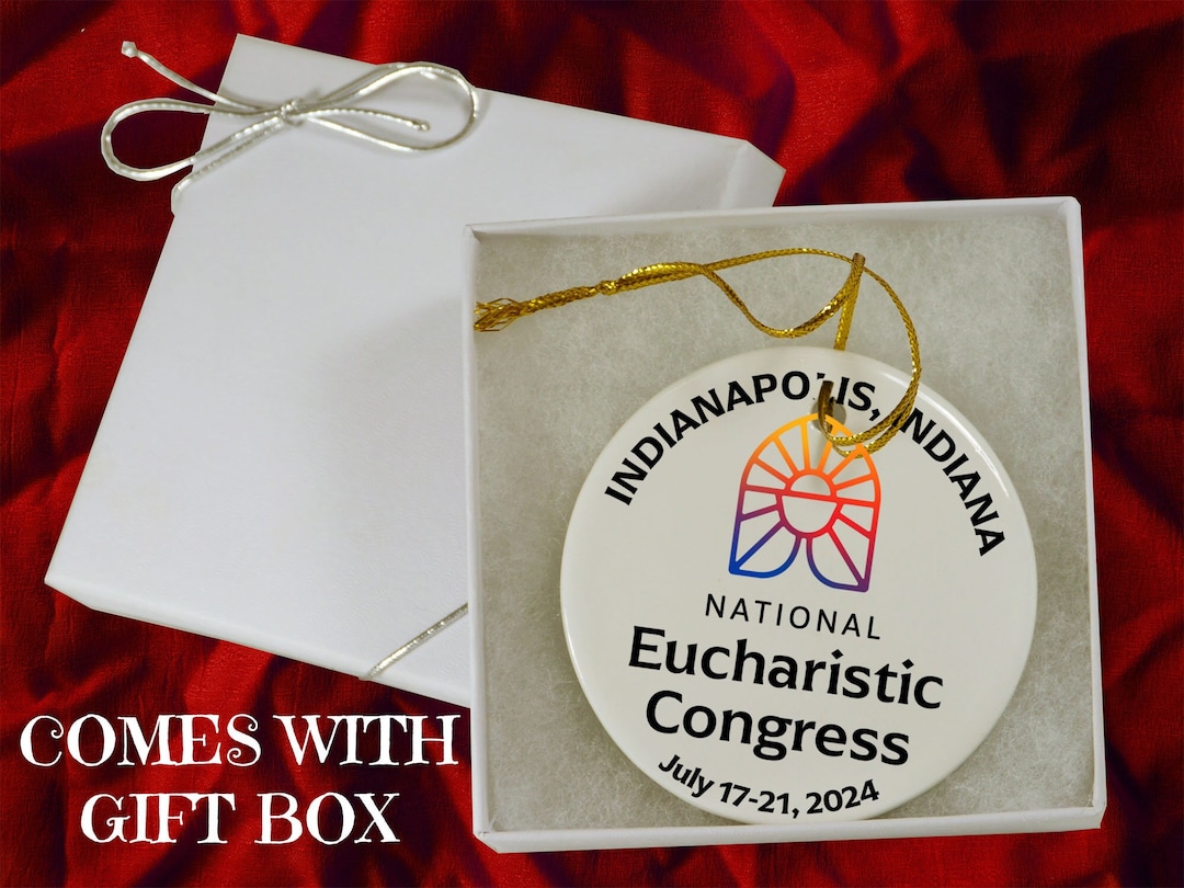 National Eucharistic Congress Souvenir Ornament Keepsake, 2024 Indy NEC
