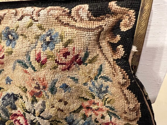 Vintage! Petit point handbag tapestry! - image 5