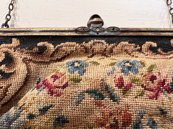 Vintage! Petit point handbag tapestry! - image 3