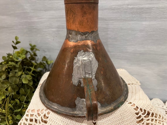 Antique Cooper Funnel Flange Moonshine. Great Patina and - Etsy