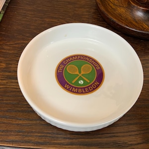 English Wedgwood Wimbledon Souvenir Wine Coaster Vintage