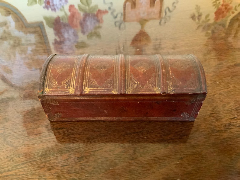 Paris Postage Stamp Box Vintage Antique Etsy
