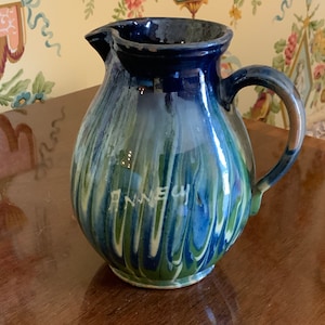French Pottery Souvenir Pitcher Annecy Provence