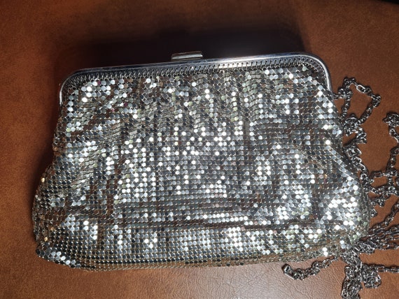 Vintage Whiting & Davis Silver Metal Mesh Purse E… - image 7