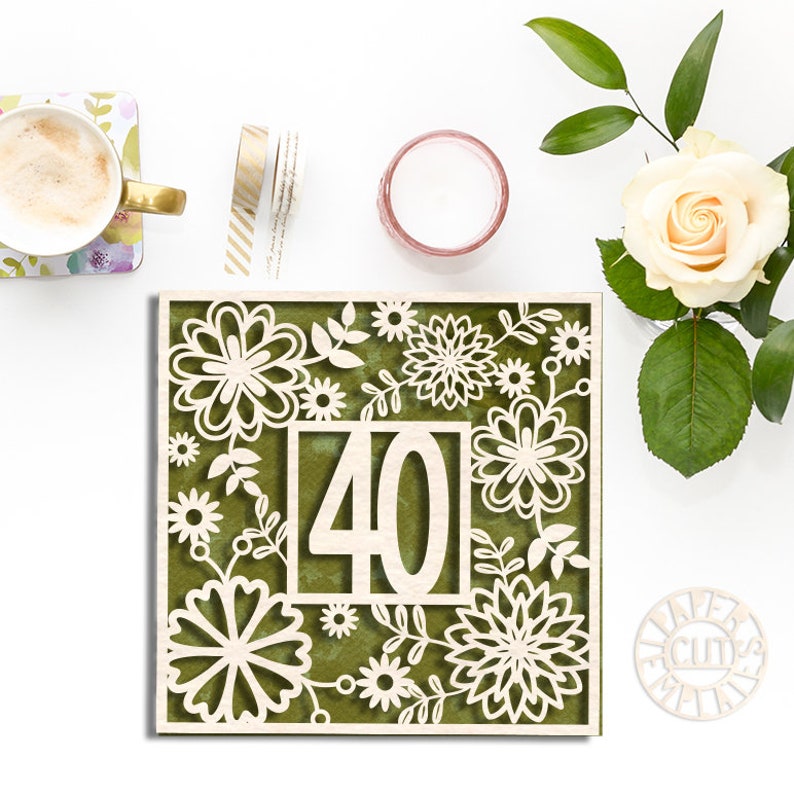 Download Laser Cut Birthday Card Svg - Layered SVG Cut File