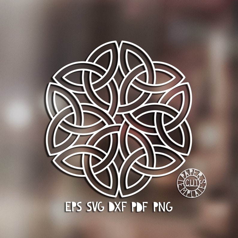 template celtic knot for laser cutting stencil scroll saw