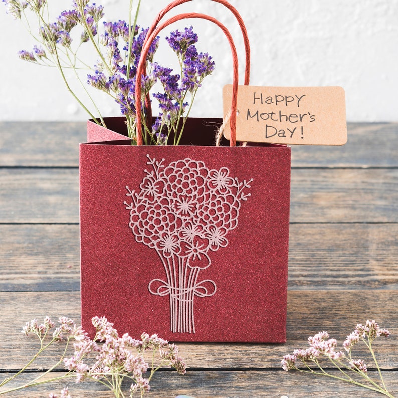 Download SVG flower bouquet for Cricut Silhouette Cameo plotter | Etsy