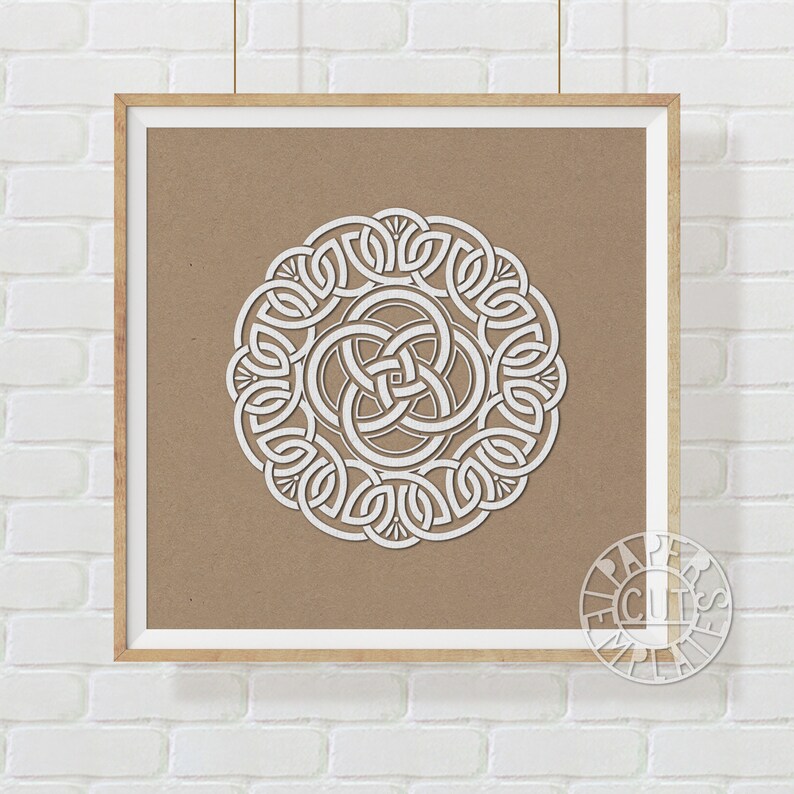 Download SVG Set of celtic mandalas for laser cutting. Stencil ...