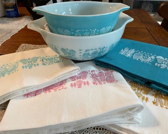 Linges de cuisine brodés en pyrex Butterprint * Nouvelle couleur