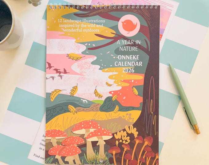 Wild Swimming Tidal Pools A4 Wall Calendar 2025 Etsy UK