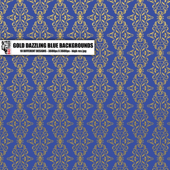 Brillant motif bleu or motif Brillant Damas Texture Digital Paper, papier de scrapbooking motif or, Baroque, Damas, or tutoriel, saphir fcf063 Brillant motif bleu or motif Brillant Damas Texture Digital Paper, papier de scrapbooking motif or, Baroque, Damas, or tutoriel, saphir fcf063