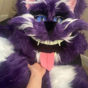 UV Blinking Cheshire Cat Shoulder Puppet