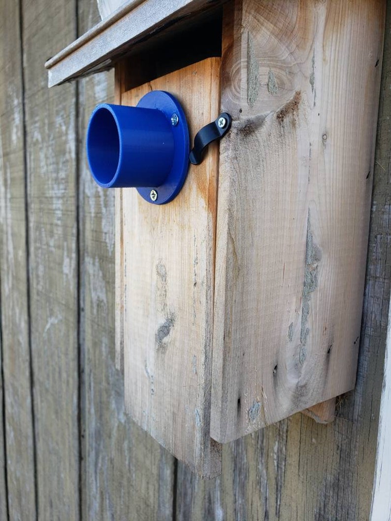 Birdhouse Predator Guard 1.75 Opening. Attracts cavity birds Bluebird, finch, woodpecker. Multiple styles, colors image 7