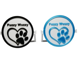 Personalized Pet Keepsake Ornament Gift Decoration - Home, Office, Desk, Wall Custom Colors & Text Free Tracked Shipping!