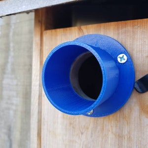 Birdhouse Predator Guard 1.75 Opening. Attracts cavity birds Bluebird, finch, woodpecker. Multiple styles, colors 画像 2