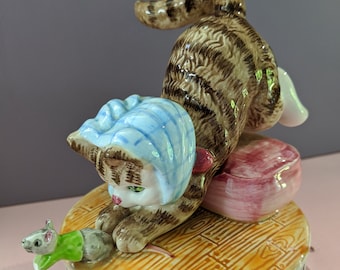 Vintage 1978 Beatrix Potter Lady Mouse Music Box by Schmid - Etsy