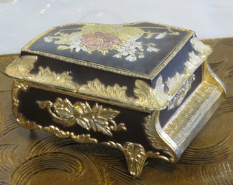 Caixa de bugigangas para piano de cauda vintage