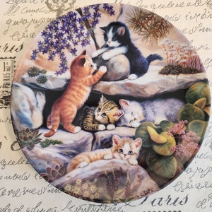 洋書 BRADFORD EXCHANGE Vintage Angel Collector Wall Plate From Bradford Exchange