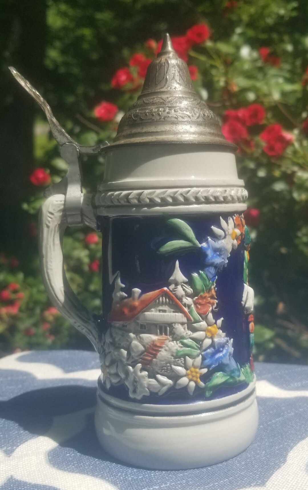 西ドイツ製GERZ蓋付きビアジョッキ Gerz 西ドイツ 蓋付きビールジョッキ 6インチ - Etsy 日本
