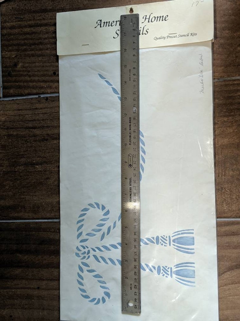 American Home StencilsPre Cut Stencil KitBowTassels1990/'sLaser Cut High Quality StencilUnopened with InstructionsMade in Wisconsin