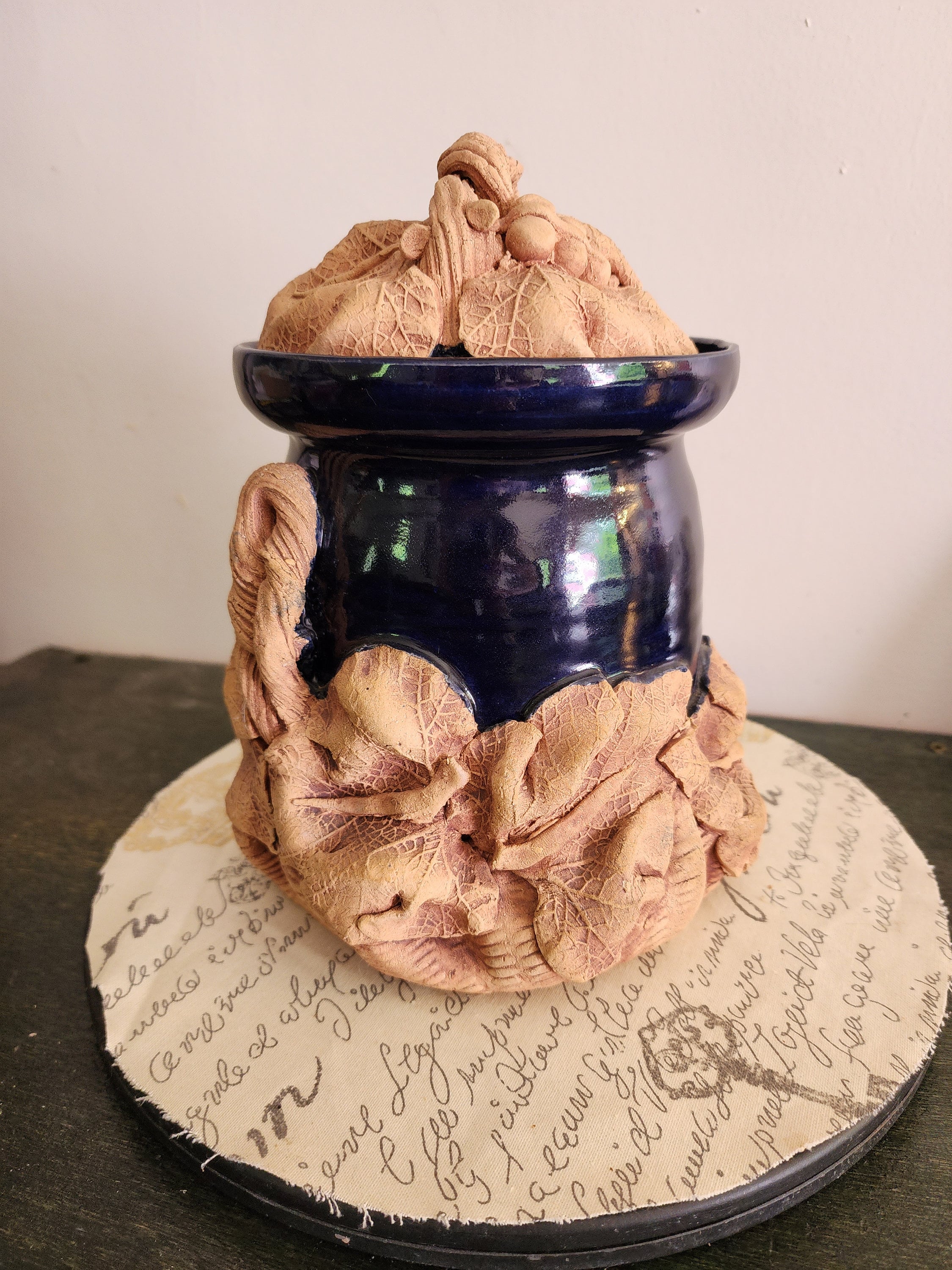 Navy blue cookie jar - Etsy 日本