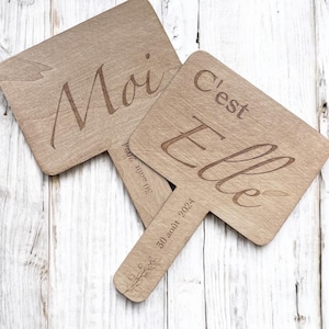 Pancartes jeu  Elle & Lui  -  Animation mariage