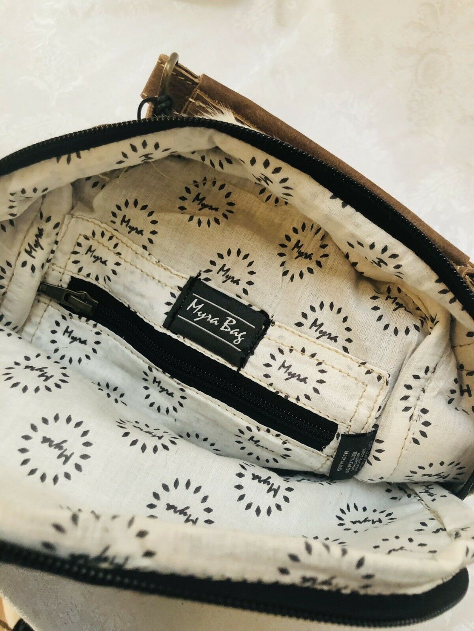 Myra Bag Grand Traveller Duffle Bag Leather Hairon Cowhide Etsy