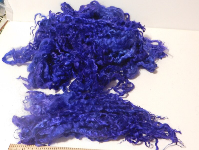 Wenslydale X Teeswater long dyed locks