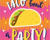 Fiesta Fun Beverage Napkins - Taco Party 16 Count, Taco Party, Taco Theme,