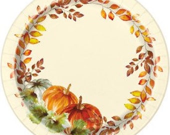 Autumn Hues Fall Leaves Thanksgiving Banquet Party 7" Square Paper Dessert Plate Autumn Hues Fall Leaves Thanksgiving Banquet Party 7" Square Paper Dessert Plate