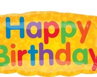 Sesame Street Happy Birthday 42” Balloon, Sesame Street Birthday Party