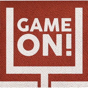 Football Fun Game On Beverage Napkins, Set of 16 Napkins, Football Party, Football Birthday