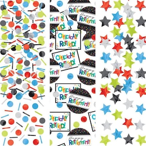 Officially Retired - Off the Clock Confetti, 1.2 oz., Retirement Party Decor