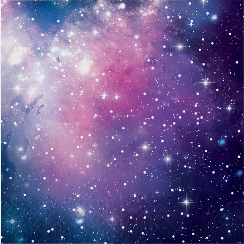 Galaxy Party Luncheon Napkins 65 16 Count Space Party Napkins Galaxy Birthday Party Themes Galaxy Birthday