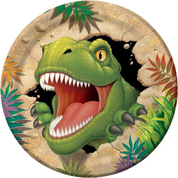 Dino Blast Dinner Plates 9 Dinosaur Plates Dino Blast Theme 8