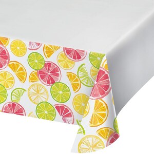 Citrus Fruit Lemon Large Paper Plates - 12 Pack MA23 S0017