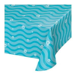 Ocean Party Paper Table Cover, 54 x 102 inches, Narwhal Party, Shark Party